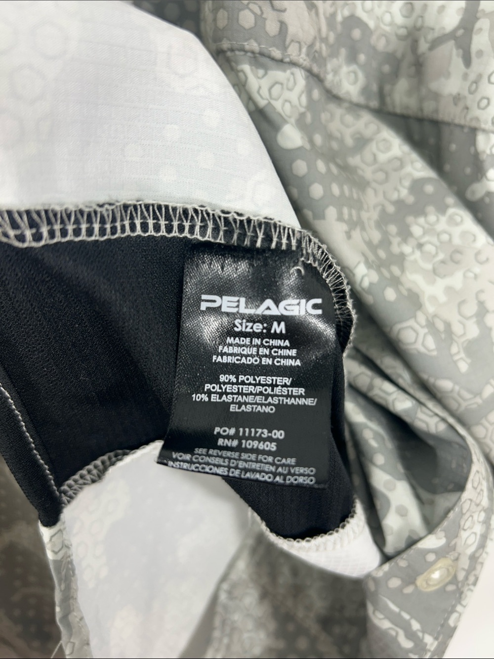 Pelagic Men's Eclipse Pro Series Guide Fishing Shirt Camouflage UPF 50+ Size M - Picture 4 of 7